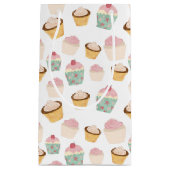 カップケーキパターン スモールペーパーバッグ (正面)