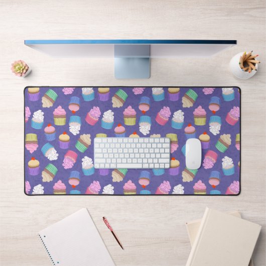 カップケーキパターン デスクマット (オフィス1)