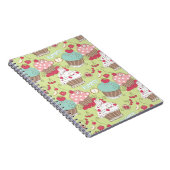 カップケーキパターン ノートブック (右側)