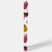 カップケーキパターン、マフィンパターン、チョコレート、ハート Case-Mate iPhoneケース (裏面 / 右)