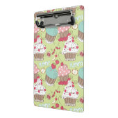 カップケーキパターン ミニクリップボード (アングル2)