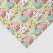 カップケーキパターン 薄葉紙 (詳細)