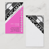 カップケーキパンチ買カード（11は無料で1枚） ロイヤリティカード (正面/裏面)