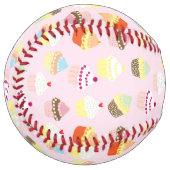 カップケーキパーティーソフトボール ソフトボール (正面左)