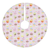 カップケーキパーティーツリースカート フェイクリネンツリースカート (正面)