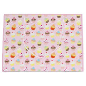 カップケーキパーティー抱き枕 ラージペーパーバッグ (正面)