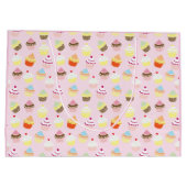 カップケーキパーティー抱き枕 ラージペーパーバッグ (裏面)