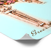 カップケーキビクトリアンと椅子のポスター ポスター (角)