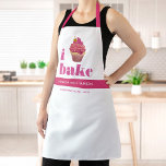 カップケーキピンクレッド金ゴールドベークモダンはっきりしたタイポグラフィ エプロン<br><div class="desc">ここでは、ベーキングのおもしろいに追加する素晴らしい方法だけでなく、あなたのビジネスを促進する。この洗練されたエプロンとエプロンを衣服するエレガントと、あなたの料理の冒険にシンプル余分な輝きを追加モダンする。ピンク、タイポグラフィ、グラフィックはっきりしたピンク、レッド、金ゴールドグリッターのカップケーキとラズベリフェイクーのレッドバンドが白い背景に重なっている「私は焼く」。名前、会社名、またはその他のコピーでパーソナライズする。大人2人、子供1人の3つのサイズから選ぶ。調理師素晴らしを愛する人への贈り物！https://www.zazzle.com/cupcake_pink_red_gold_pastry_chef_bake_bold_type_business_card-256489912578645248 「このテンプレートをパーソナライズ」セクションに名前と会社名と追加のコピー/タグラインを入力するだけで、この名前をカスタムするエプロンを簡単にパーソナライズできる。質問や要望があれば私に連絡して下さい。</div>