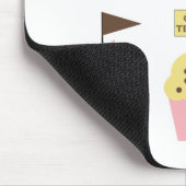 カップケーキファンのためのチームカップケーキのマウスパッド マウスパッド (コーナー)