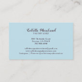 カップケーキベイカーパティシシェフケータリング 名刺 (裏面)