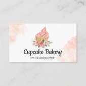カップケーキベイカーパティシシェフ 名刺 (正面)
