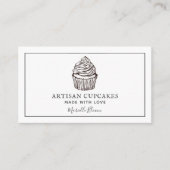 カップケーキベイカー 名刺 (正面)