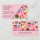カップケーキベッポケーキカケリー 名刺 (正面/裏面)