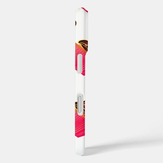 カップケーキベビーガール誕生統計誕生レコード Case-Mate iPhoneケース (裏面 / 右)