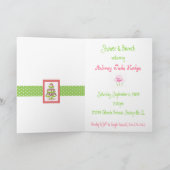 カップケーキベビーシャワー招待状 招待状 (内部)