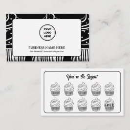 カップケーキベーカリーコーヒーショップ報酬ポイント ロイヤリティカード