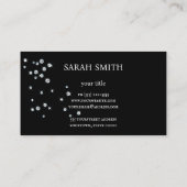 カップケーキベーカリーシェフ、かわいい 名刺 (裏面)