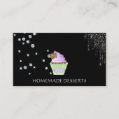 カップケーキベーカリーシェフ、かわいい 名刺 (正面)