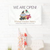 カップケーキベーカリーシェフ 横断幕 (インサイチュ)