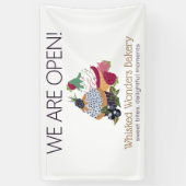 カップケーキベーカリーシェフ 横断幕 (縦)