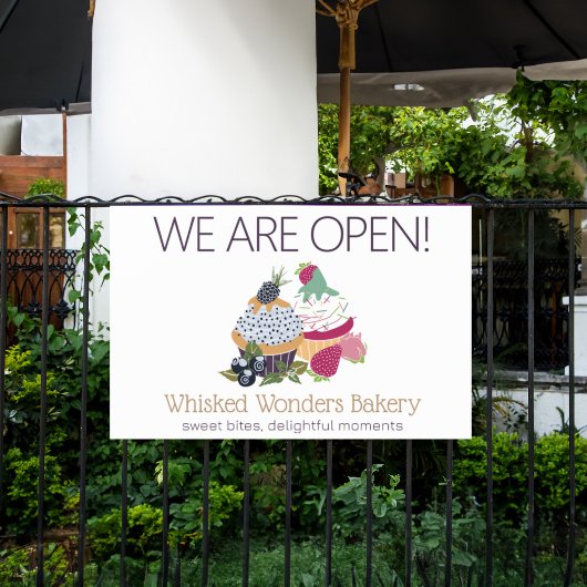 カップケーキベーカリーシェフ 横断幕