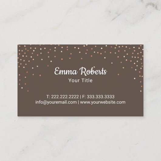 カップケーキベーカリーチョコレートスイートソーシャルメディア 名刺 (裏面)