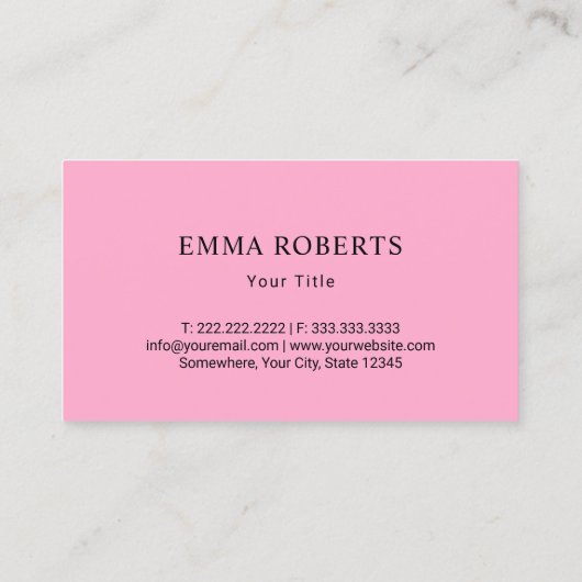 カップケーキベーカリーパティシシェフキュートパイピングバッグ&ハート 名刺 (裏面)