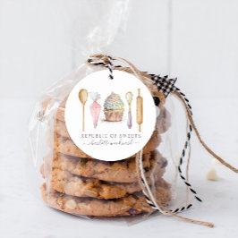 カップケーキベーカリーパティシシェフベイカーの道具 ラウンドシール