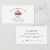 カップケーキベーカリーパティシシェフ 名刺 (正面/裏面)