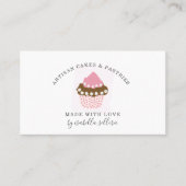 カップケーキベーカリーパティシシェフ 名刺 (正面)