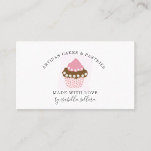 カップケーキベーカリーパティシシェフ 名刺
