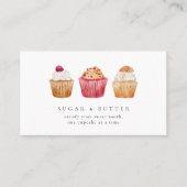 カップケーキベーカリーパティシシェフ 名刺 (正面)