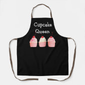 カップケーキベーカリーベーカーオールオーバープリントエプロン、中 エプロン (正面)