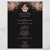 カップケーキベーカリーペストリーシェフグリッタードリップスバラ金ゴールド メニュー (正面)