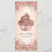 カップケーキベーカリーペストリーシェフグリッタードリップスバラ金ゴールド メニュー (裏面)