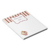 カップケーキベーカリーメモ帳 ノートパッド (アングル)