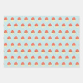 カップケーキベーカリーラッピング紙 ラッピングペーパーシート (正面2)