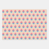 カップケーキベーカリーラッピング紙 ラッピングペーパーシート (正面)