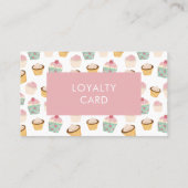 カップケーキベーカリー事業ロイヤリティカード ロイヤリティカード (裏面)