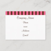 カップケーキベーカリー名刺 名刺 (裏面)