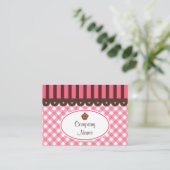 カップケーキベーカリー名刺 名刺 (スタンド正面)