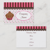 カップケーキベーカリー名刺 名刺 (正面/裏面)