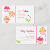 カップケーキベーカリー名刺 名刺 (正面/裏面)