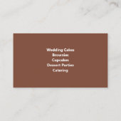 カップケーキベーカリー名刺 名刺 (裏面)