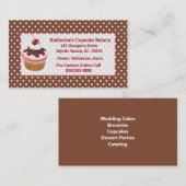 カップケーキベーカリー名刺 名刺 (正面/裏面)