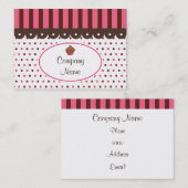 カップケーキベーカリー名刺 名刺 (正面/裏面)