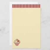 カップケーキベーカリー文具 便箋 (正面/裏面)