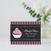 カップケーキベーカリー販売促進はがき インビテーションポストカード (スタンド正面)