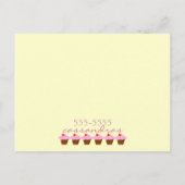 カップケーキベーカリー ポストカード (裏面)